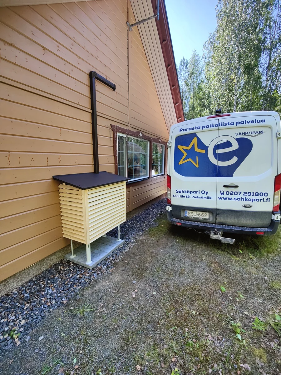 Ilmalämpöpumpun asennusratkaisu