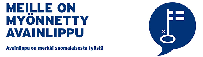 Meille on myönnetty avainlippu!