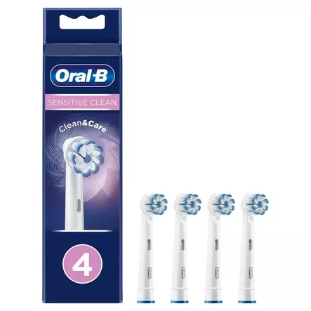 ORAL-B SENSITIVE CLEAN& CARE VAIHTOHARJA 4 KPL - Vaihtoharjat - 4210201325550 - 1