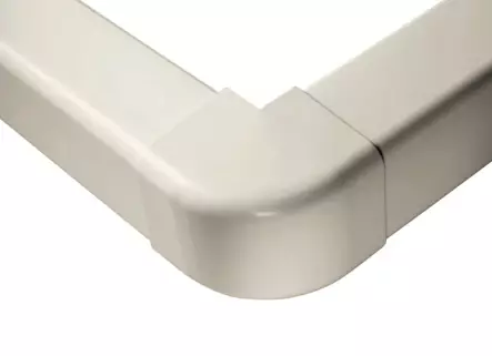 Asennuskotelon ulkokulma 90° - Valkoiset ilmalämpöpumppu asennuskotelot - AE80 - 2