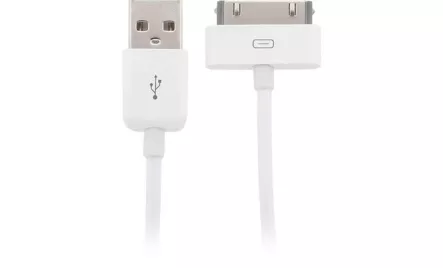 Wave iPhone 4 MFI Lataava Datakaapeli 1m - Kaapelit ja laturit - 6418312120240 - 1