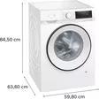 SIEMENS WG56G2ZLDN EDESTÄ TÄYTETTÄVÄ PYYKINPESUKONE - Edestätäytettävät pesukoneet - 4242003940020 - 5