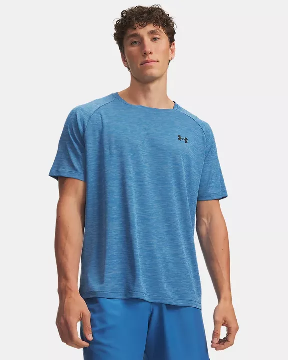 Under Armour Tech Textured SS - Miesten treenipaidat - 1382796_430 - 1