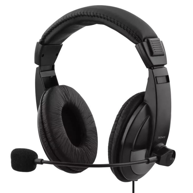 Deltaco HL-57 kuulokemikrofoni - Kuulokkeet ja headset kuulokkeet - 7333048027740 - 1