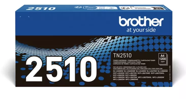 BROTHER TN2510 -LASERVÄRIKASETTI MUSTA - Musteet, paperit ja väripatruunat - 4977766830270 - 1