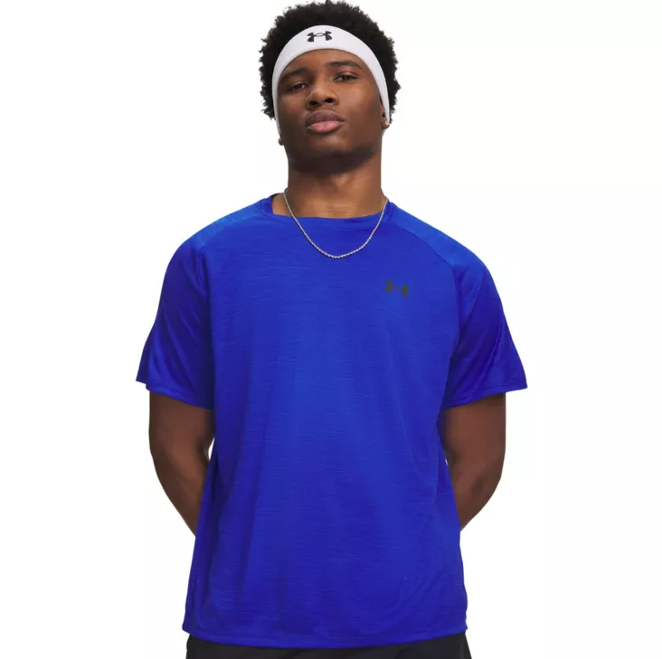 Under Armour Tech Textured SS - Miesten treenipaidat - 1382796_400 - 1