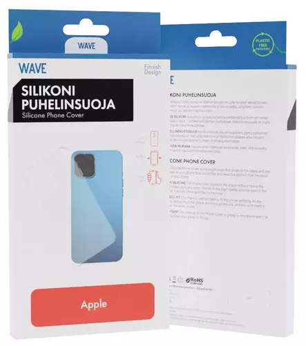 WAVE SILIKONISUOJA APPLE IPHONE 16 PLUS KIRKAS - Suojakuoret, laukut ja kotelot - 6418312174571 - 2