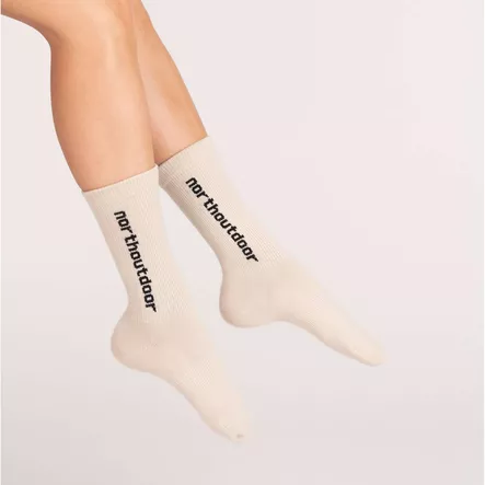 North Outdoor Merino Tennis Socks Logo - Villa- ja lämpösukat - N33614AR1 - 2