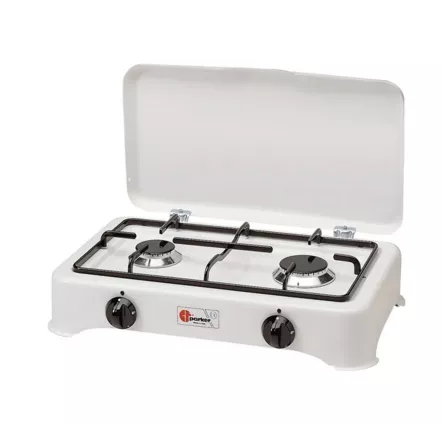 Parker Kaasuliesitaso 2-liekkinen - Mökkisähkö kaasujääkaapit ja kaasutasot - 8052780600231 - 2