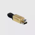ROLLING SQUARE InCharge 6, USB-C/Lightning/Micro USB, 6 cm, gold - Kaapelit ja laturit - 7640170469431 - 1