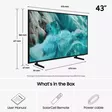 SAMSUNG TQ43Q7FAAU 43" 4K QLED SMART-TV - 40-50 tuumaiset televisiot - 8806097122241 - 2