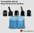 Braun CCR4 3-in-1 ShaverCare puhdistuskasetti 4 kpl - Terät ja tarvikkeet - 4987176176691 - 4