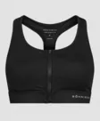Röhnisch Essential Zip Sportsbra - Naisten urheiluliivit - 112040_0001 - 1