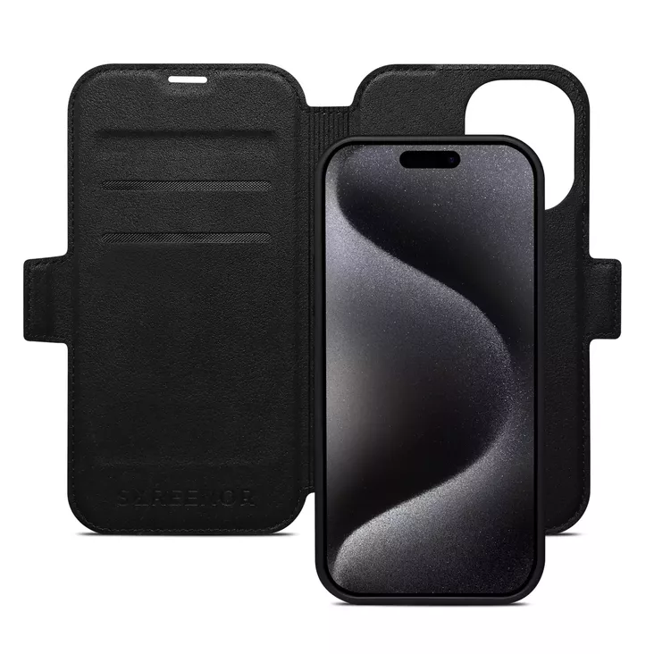 SCREENOR FIRST 2IN1 iPHONE 16 MAGSAFE SUOJAKOTELO MUSTA - Suojakuoret, laukut ja kotelot - 6438327301571 - 1