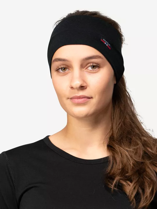 Devold Merino 150 headband black - Vapaa-ajan päähineet - 7028567566251 - 1