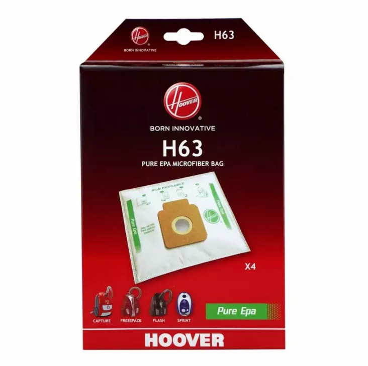 HOOVER BRAVE MIKROKUITU PÖLYPUSSIT 4KPL - Pölypussit - 8016361745971 - 1