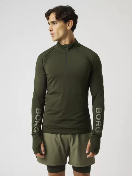 Björn Borg Midlayer Half Zip - Miesten treenipaidat - 10004837_GN002 - 1