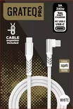 GRATEQ PRO USB-C - 90 USB-C 240W KAAPELI 1M - Kaapelit ja laturit - 6438327860702 - 1