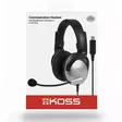 KOSS SB45 USB OVER-EAR KUULOKE MIKROFONILLA MUSTA/HOPEA - Langalliset kuulokkeet - 212991782012 - 3