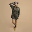 North Outdoor Merino College Dress Nea - Naisten fleece- ja villapaidat - N27519V12 - 3
