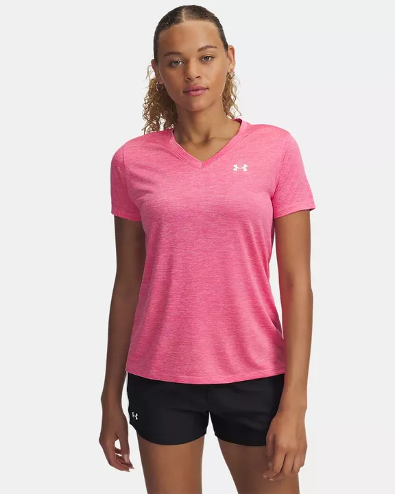 Under Armour Tech SSV Twist - Naisten treenipaidat - 1384227_672 - 1