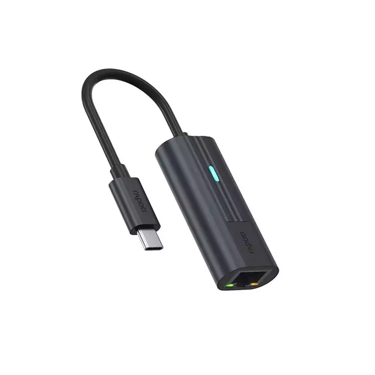 RAPOO UCA-1006 USB-C - GIGABIT LAN -ADAPTERI - Kaapelit ja adapterit - 6940056114082 - 1