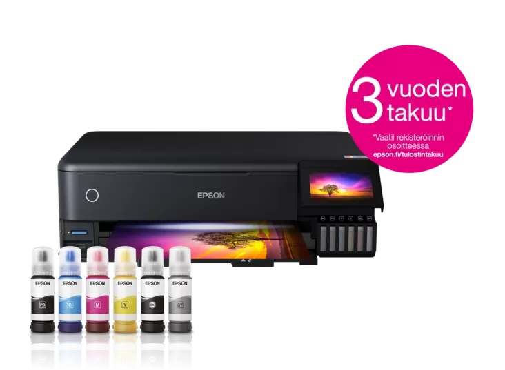 EPSON ECOTANK ET-8550 VALOKUVATULOSTIN A3 - Mustesuihku - 8715946676722 - 1