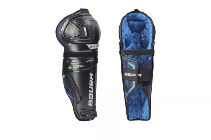 Bauer S21 X Shin Guard Säärisuoja JR 12" - Jääkiekkosäärisuojat - 688698472332 - 1