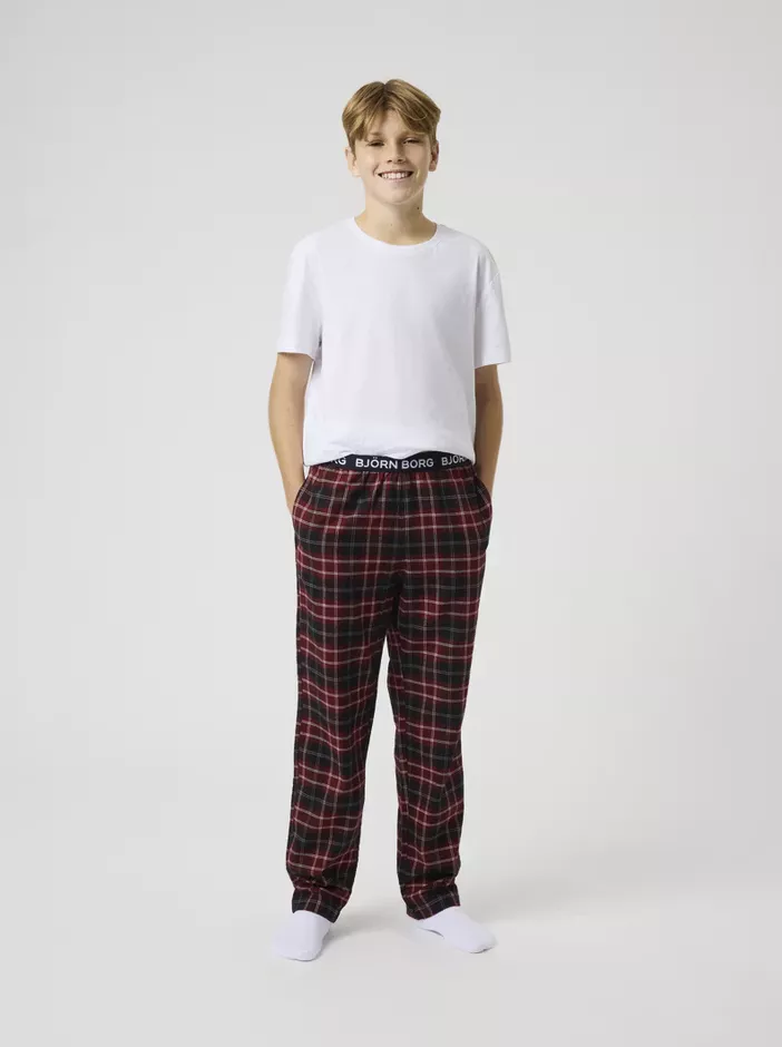 Björn Borg Core Flanel Pyjama Pants - Lasten housut - 10004342 - 1