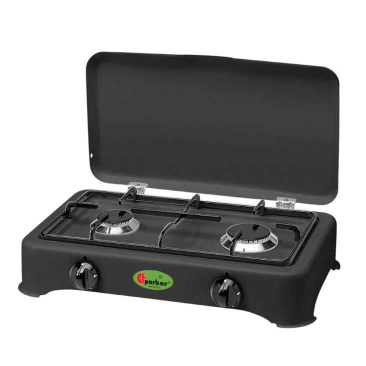Parker Kaasuliesitaso 2-liekkinen - Mökkisähkö kaasujääkaapit ja kaasutasot - 8052780604192 - 1
