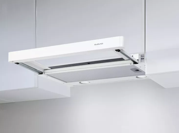 Savo P-2406-W Liesituuletin 60cm - Kaapiston alle asennettava liesituuletin - 7612985632362 - 1