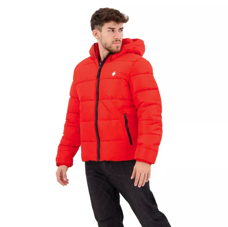 Superdry Hooded Sports Puffer M - Miesten toppatakit - 5059726141882 - 1