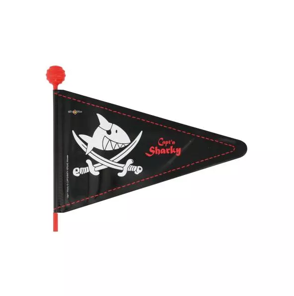 Turvaviiri Captain Sharky 1,75m - Lasten pyörätarvikkeet - 4014503651542 - 1