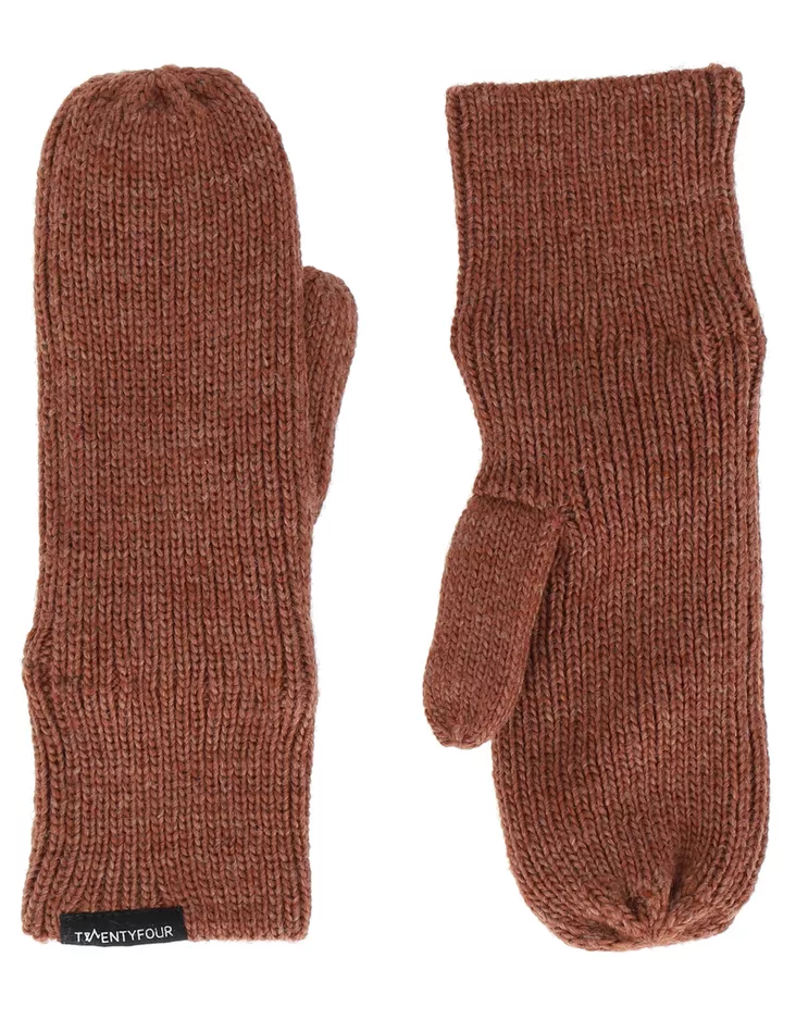 Twentyfour Mode Rib Mittens One Size - Ulkoiluhanskat - 566142 - 1