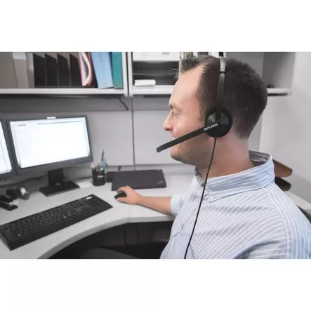 KOSS CS200 USB ON-EAR KUULOKE MUSTA - Langalliset kuulokkeet - 21299194393 - 2