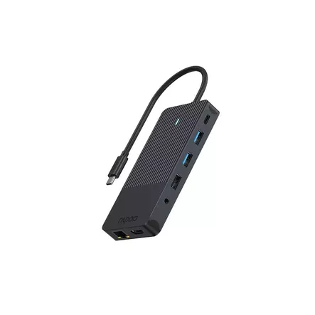 RAPOO UCM-2006 12-IN-1 USB-C TELAKKA - Kaapelit ja adapterit - 6940056114143 - 2