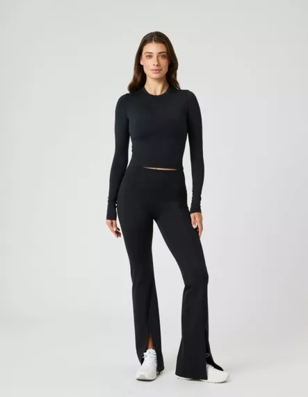 Björn Borg Studio Flared Slit Tights - Naisten vapaa-ajan housut - 10004633 - 5
