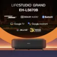 Epson EHLS670B 4K UHD Pro Projektori - Projektorit - 8715946742663 - 4