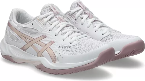 Asics Gel-Rocket 12 white/pearl pink - Naisten sisäpeli- ja treenikengät - 1072A119-103 - 1