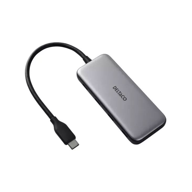DELTACO USB-C HUB - Kaapelit ja adapterit - 7333048060693 - 1