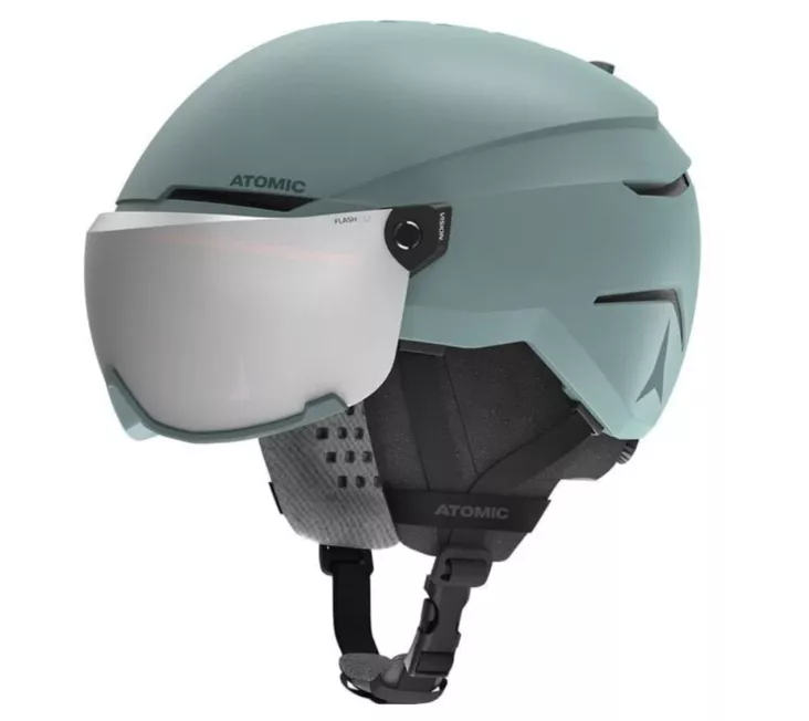 Atomic Savor Visor Jr Sage Green - Laskettelukypärät - 887445272663 - 1
