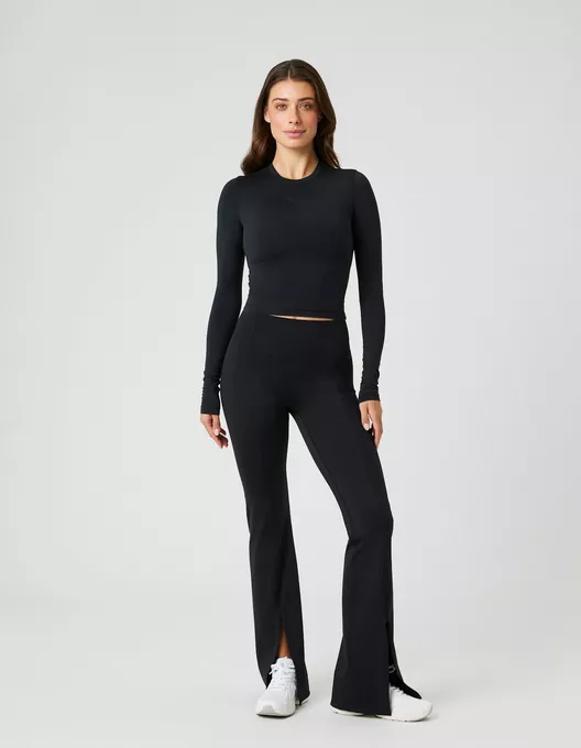 Björn Borg Studio Flared Slit Tights - Naisten vapaa-ajan housut - 10004633 - 5