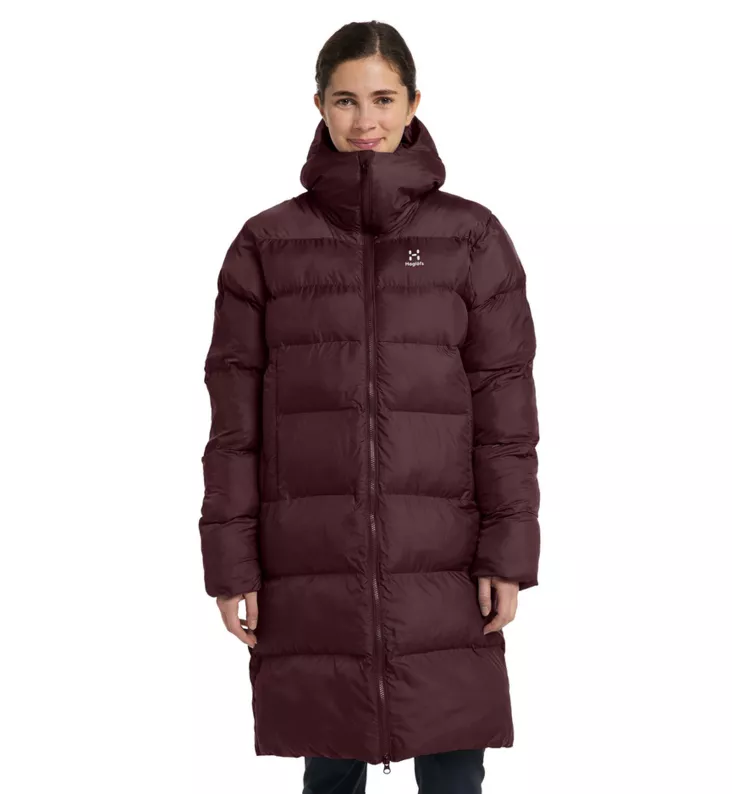 Haglöfs Long Mimic Parka W Burgundi - Naisten toppatakit - 605413 - 1