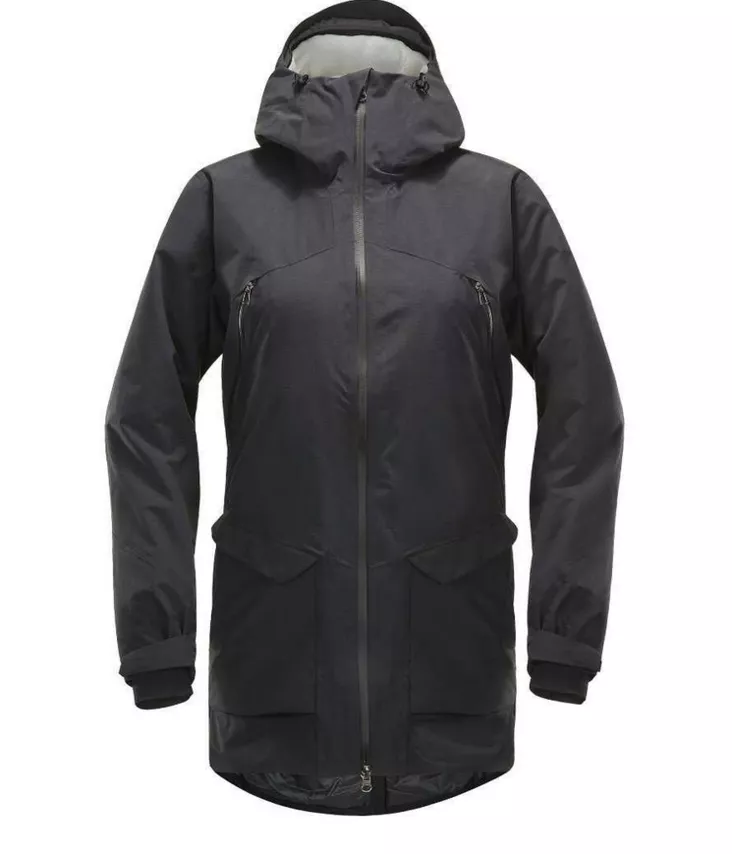Haglöfs Torsång Parka W True Black - Naisten ulkoilutakit - 7318841056043 - 1