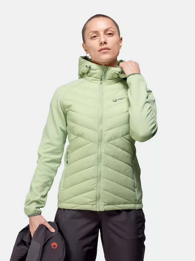 Halti Huippu W Down Hybrid Jacket - Naisten ulkoilutakit - 067-0033 - 1