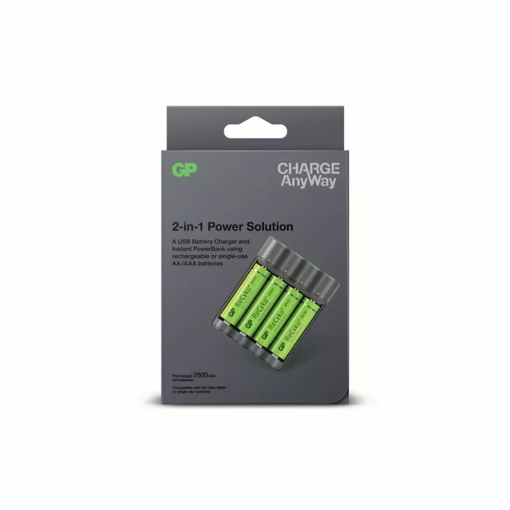 RECYKO ANYWAY AKKULATURI JA VARAVIRTALÄHDE USB - Muut tarvikkeet - 4891199173233 - 1