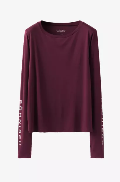Röhnisch Team logo Long Sleeve - Naisten treenipaidat - 112014_X094 - 1