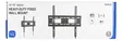 DELTACO ARM-1150 SEINÄKIINNIKE 32-55" - TV-Telineet - 7333048042934 - 1