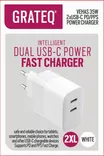 GRATEQ VEHAS VERKKOVIRTALATURI PD/PPS 2XUSB-C 35W - Kaapelit ja laturit - 6438327830354 - 3