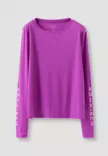 Röhnisch Team logo Long Sleeve - Naisten treenipaidat - 112014_X094 - 2
